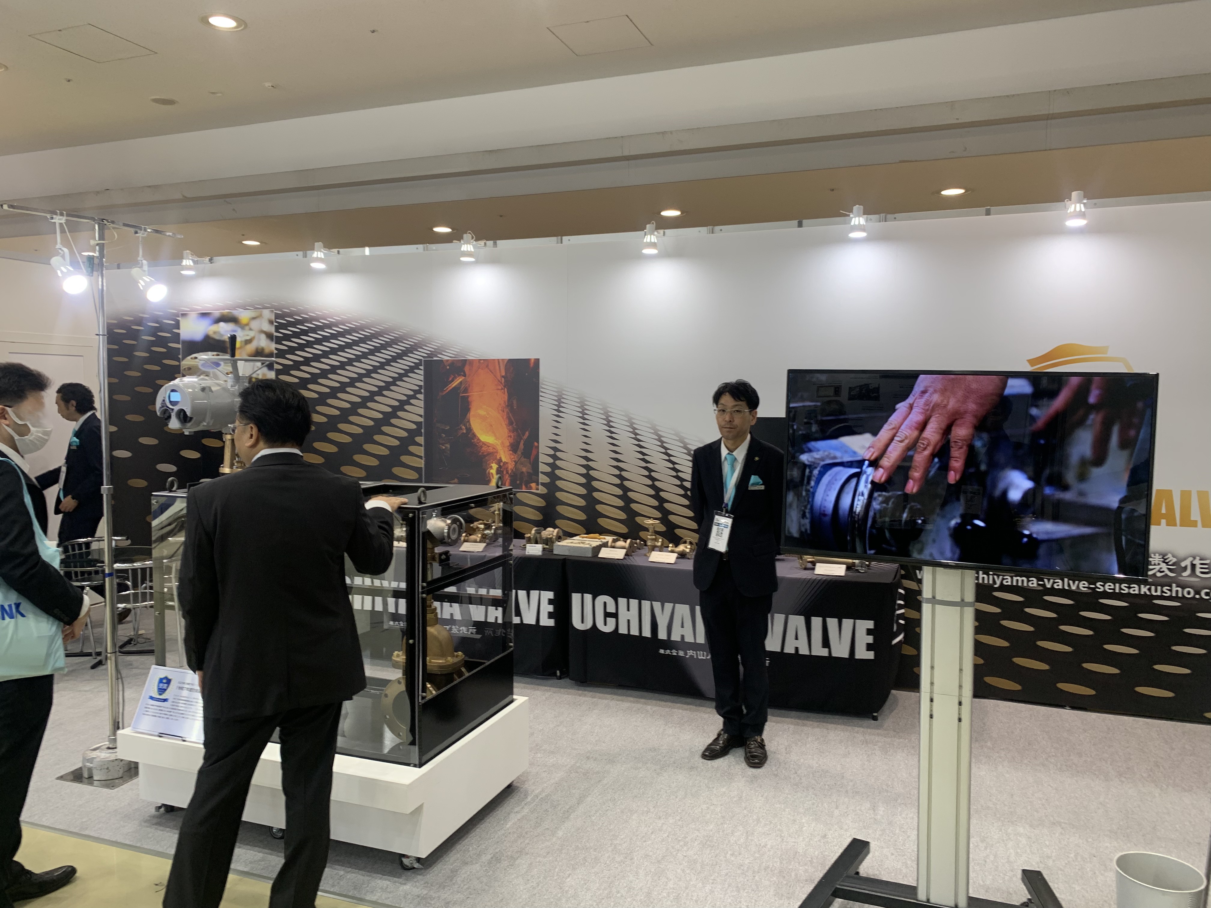 SEA JAPAN 2026内山バルブ製作所出展ブース風景１